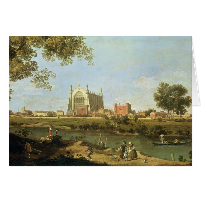 Cartão Faculdade de Eton, c.1754 (Frente Horizontal)