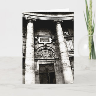 Cartão Faculté de droit Facade