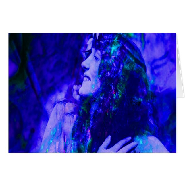 Cartão Fada Azul (Frente Horizontal)