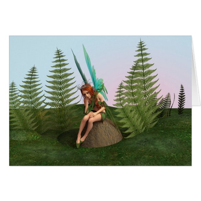 Cartão Fada Cuidadosa (Frente Horizontal)