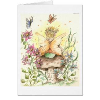 Cartão Fada da luz do sol