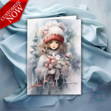 Fada de Natal Adorável com Urso de Teddy