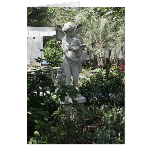 Cartão Fada do jardim (Frente)