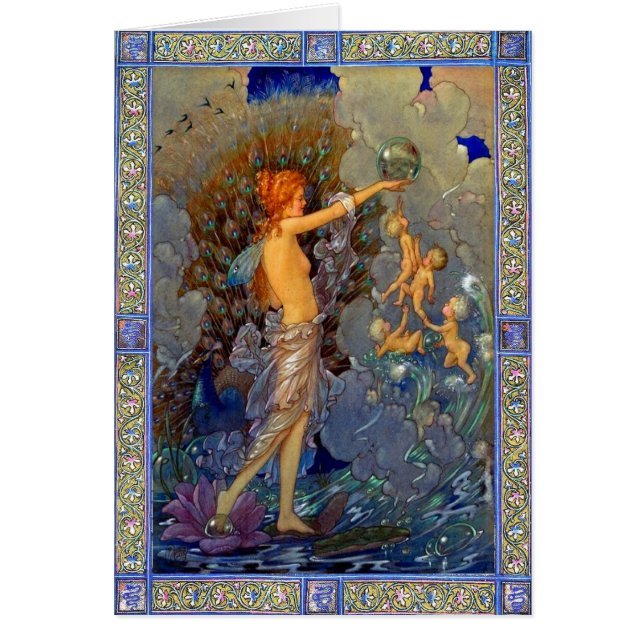 Cartão Fada do oceano (Frente)