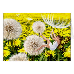 Cartão Fada do primavera