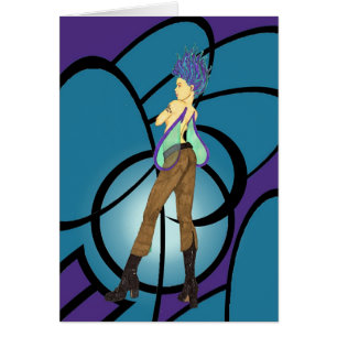 Cartão fada do punk