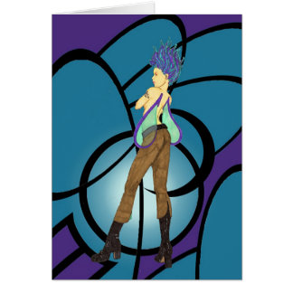 Cartão fada do punk