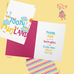 Cartão Fada Engraçada Engraçada E Engraçada Obrigado A Jo