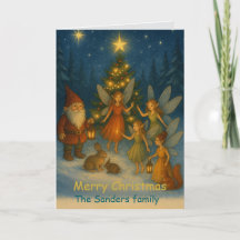 Fadas Caprichosas e Elfos de Natal Personalizado