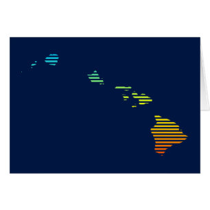 Cartão fade de frio do Havaí