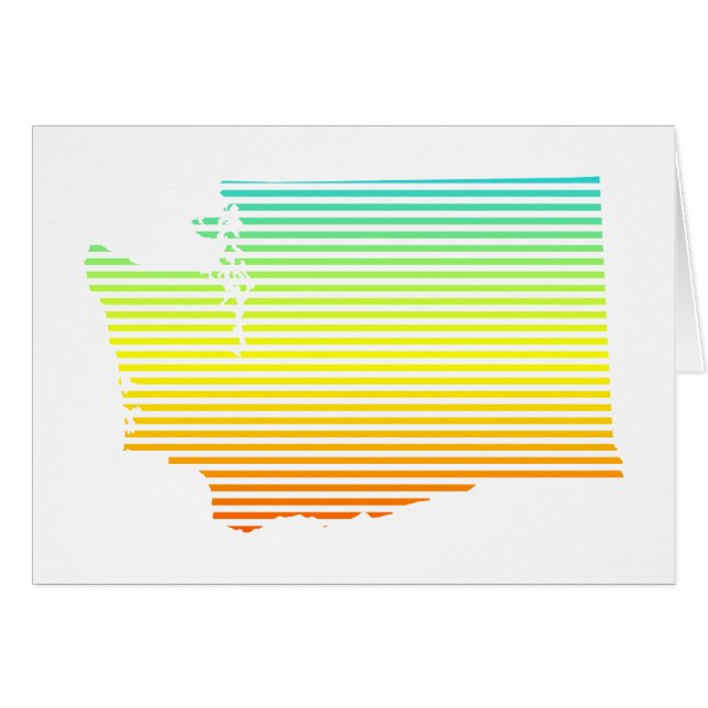 Cartão fade de resfriamento washington (Frente Horizontal)