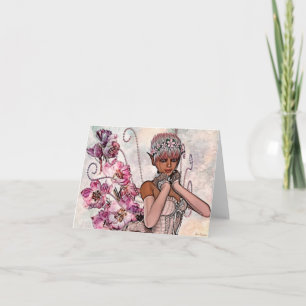 Cartão Fae Rosa Art Notecard