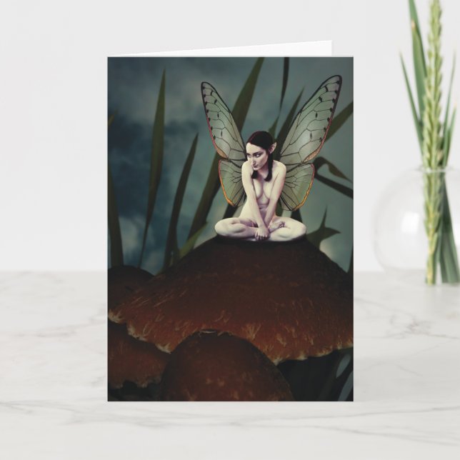Cartão Faerie 01 Greeting Card (Frente)
