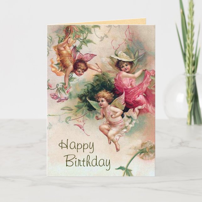 Cartão Faerie Birthday Card (Frente)