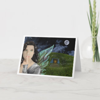 Cartão faerie land greetingcard