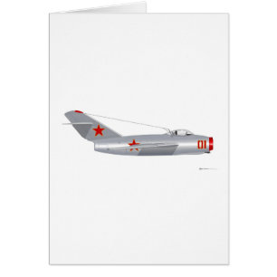 Cartão Fagot do Mig 15