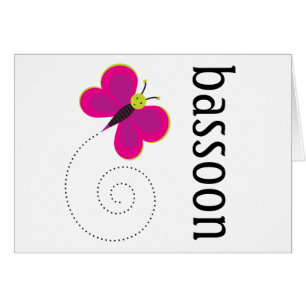 Cartão Fagote bonito