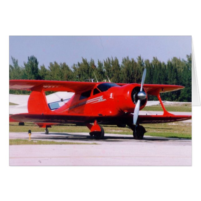 Cartão Faia de Staggerwing (Frente horizontal)