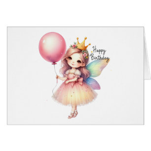 Cartão Fairy Birthday Card