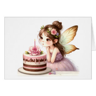 Cartão Fairy Birthday Card