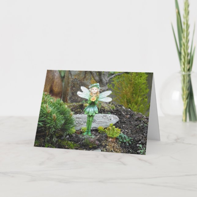 Cartão Fairy Birthday Card (Frente)