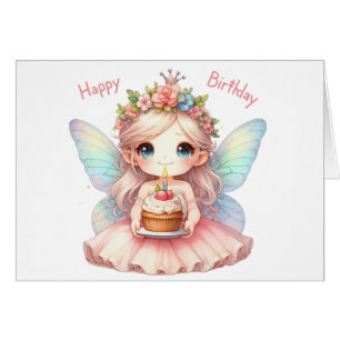 Cartão Fairy Birthday Card