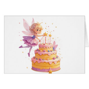 Cartão Fairy Birthday Card