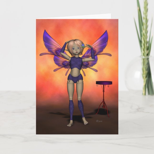 Cartão Fairy Doll Phoebe - Greeting Card (Frente)