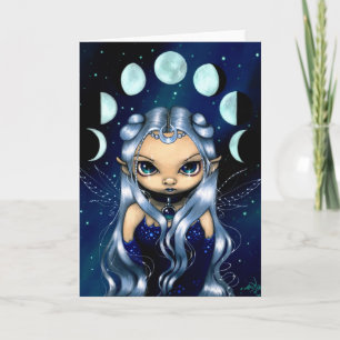 Cartão "Fairy of the Changing Moons" Greeting Card