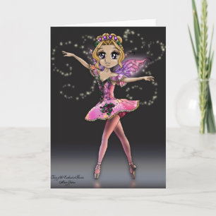 Cartão Fairy of the Enchanted Garden Greeting Card