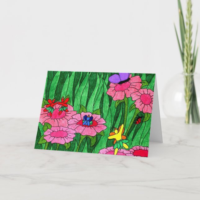 Cartão Fairy Party Greeting Card (Frente)