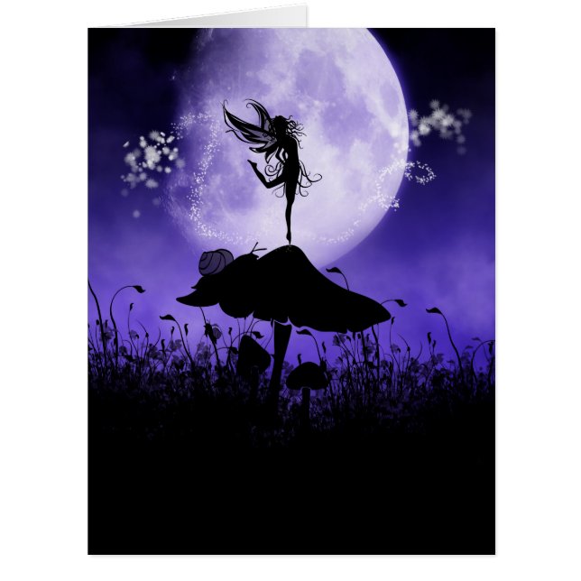 Cartão Fairy Silhouette 2 (Frente)
