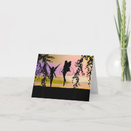 Cartão Fairy sisters Note Cards