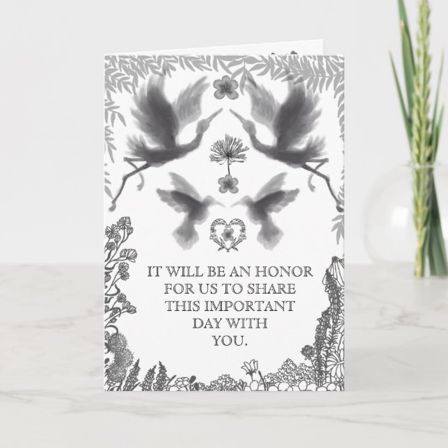 Cartão Fairy Whimsical Forest of Magic (Frente)