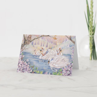 Cartão Fairyland de inverno