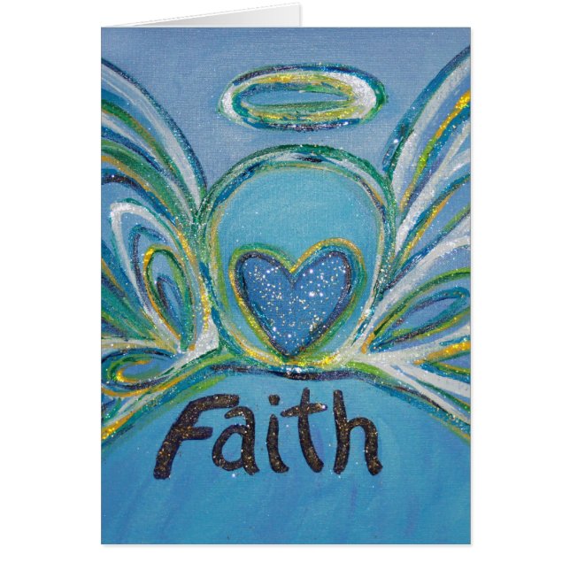 Cartão Faith Angel Greeting Card (Frente)