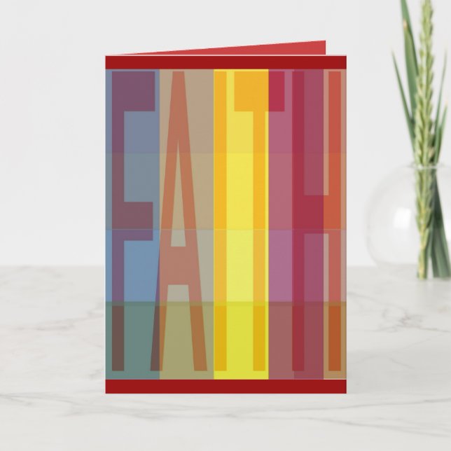 Cartão Faith Condolence Card (Frente)