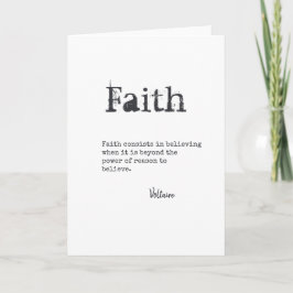 Cartão FAITH COTE Dons de Tipo de Fonte Personalizável
