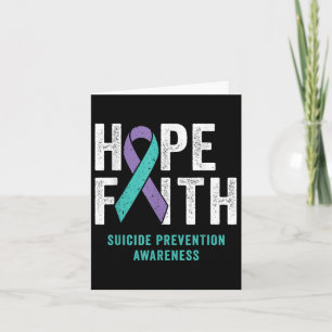 Cartão Faith Esperava Que A Prevenção Do Suicídio Consent