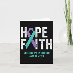 Cartão Faith Esperava Que A Prevenção Do Suicídio Consent