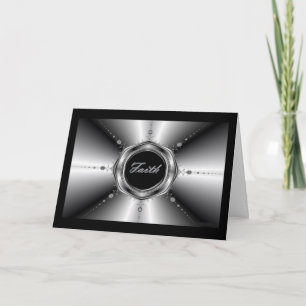 Cartão Faith Fractal Greeting Card