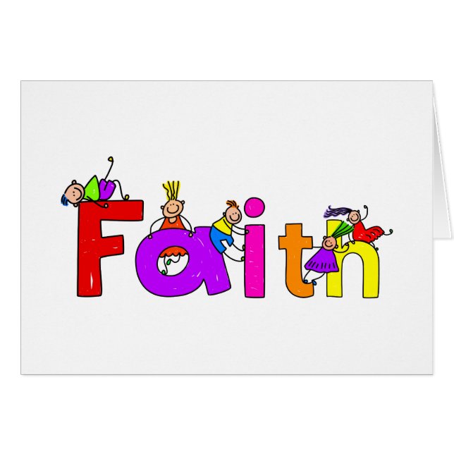 Cartão Faith Kids (Frente Horizontal)