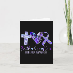 Cartão Faith Love Cure Heimerheimer
