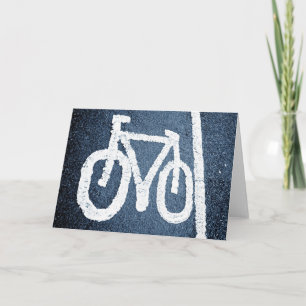 Cartão Faixa de Bicicleta