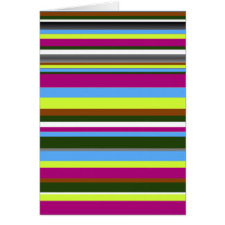 Cartão Faixa de Designer Personalizada Colorida