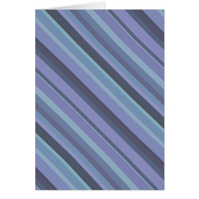 Cartão Faixa diagonal da cinza azul (Frente)