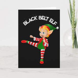 Cartão Faixa Preta de Elf-taekwondo, Caratê, Jui Jitsu, K