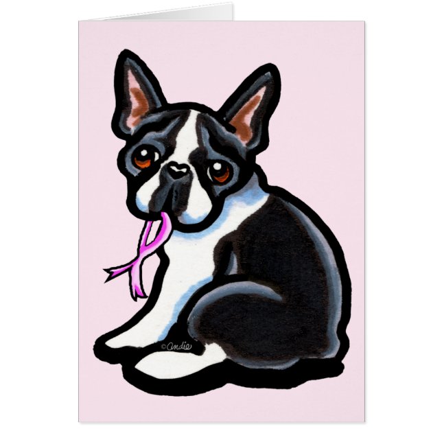 Cartão Faixa Rosa Boston (Frente)