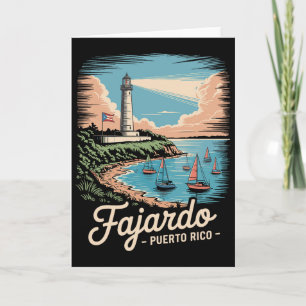 Cartão Fajardo Porto Rico Lembrança
