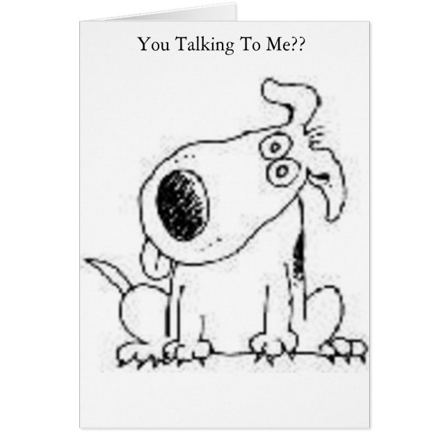 Cartão Fala a mim? (Frente)